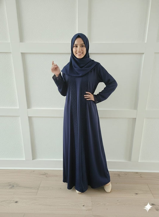 Nova Navy Abaya Set